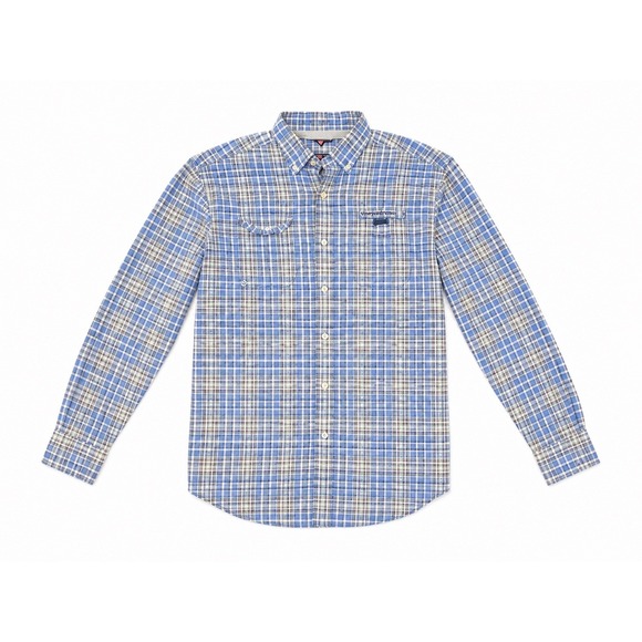 Vineyard Vines Other - Vineyard Vines Harbor Shirt Men's Large‎ Blue Plaid Performance Vented Fishing